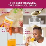 مکمل فیبر متاموسیل Metamucil بدون قند طعم پرتقال - Image 12