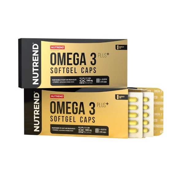 کپسول امگا 3 پلاس ناترند Nutrend Omega 3 Plus_68a622f9c26fd.jpeg کپسول امگا 3 پلاس ناترند Nutrend Omega 3 Plus - Image 1