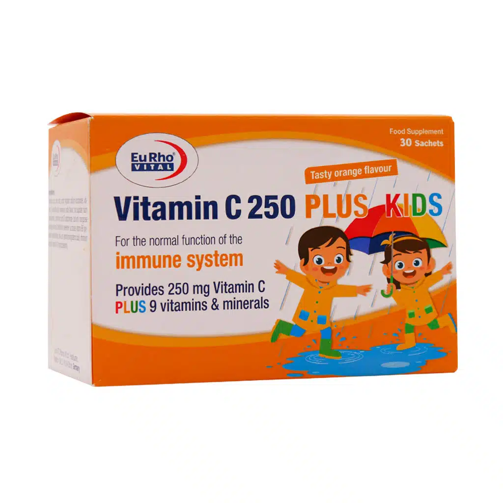 ساشه ویتامین C 250 میلی گرم پلاس کیدز یوروویتال 30 عدد_69747ba694cc3.webp ساشه ویتامین C 250 میلی گرم پلاس کیدز یوروویتال 30 عدد - Image 1