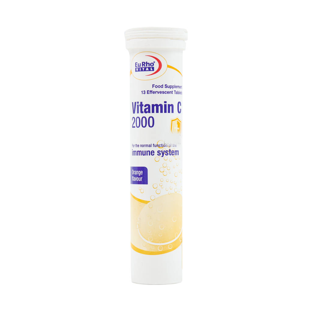 قرص جوشان ویتامین C 2000 میلی گرم یوروویتال 13 عدد_695a3c896b54f.webp قرص جوشان ویتامین C 2000 میلی گرم یوروویتال 13 عدد - Image 1