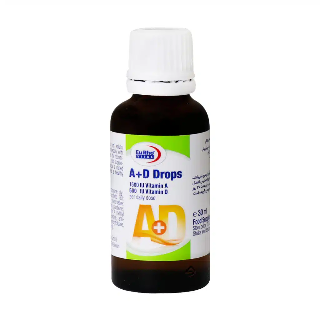 قطره خوراکی آ+د یوروویتال 30 میلی لیتر_695f83f559c44.webp قطره خوراکی آ+د یوروویتال 30 میلی لیتر - Image 1