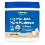 مکمل قارچ یال شیر نوتری کاست Nutricost Organic Lion’s Mane Mushroom