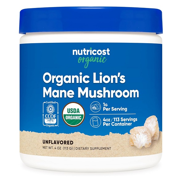 مکمل قارچ یال شیر نوتری کاست Nutricost Organic Lion’s Mane Mushroom_6a7a26f80d914.jpeg مکمل قارچ یال شیر نوتری کاست Nutricost Organic Lion’s Mane Mushroom - تصویر 1