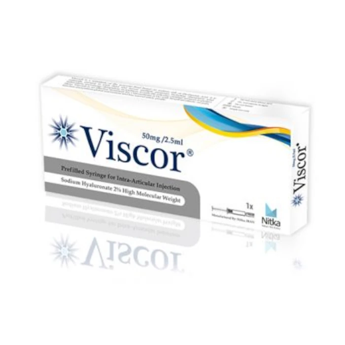 آمپول ویسکور 50 میلی گرم/2.5 میلی لیتر – Viscor Syringe_6acdf14b419d5.webp آمپول ویسکور 50 میلی گرم/2.5 میلی لیتر – Viscor Syringe - تصویر 1