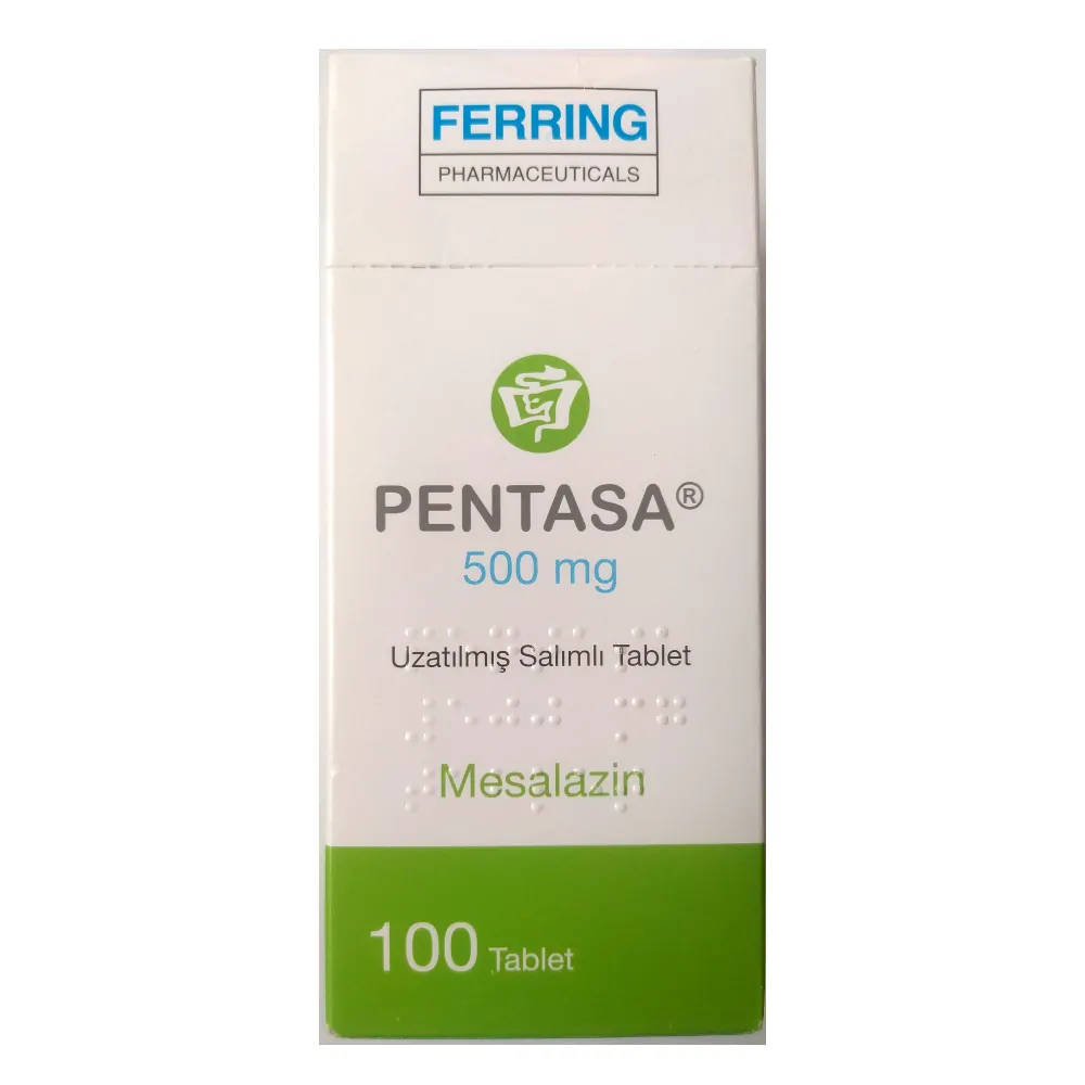 قرص پنتاسا 500 میلی گرم (مزالازین) – Pentasa 500 mg_6ad628f37a280.webp قرص پنتاسا 500 میلی گرم (مزالازین) – Pentasa 500 mg - تصویر 1